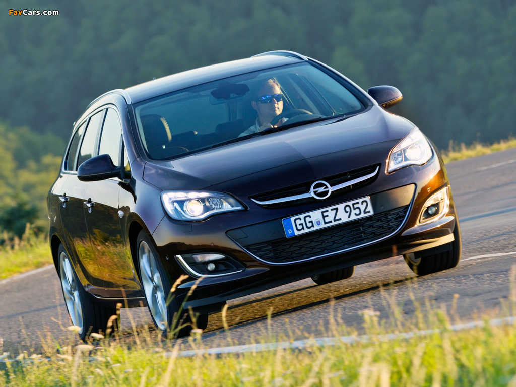 Opel Astra Sports Tourer (J) 2012 photos (1024 x 768)