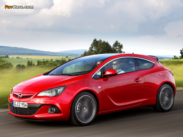 Opel Astra GSI BiTurbo Panoramic (J) 2012 pictures (640 x 480)