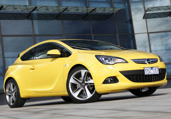 Pictures of Opel Astra GTC AU-spec (J) 2012–13
