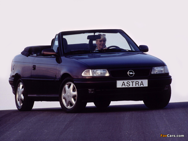 Opel Astra Cabrio (F) 1994–99 wallpapers (800 x 600)