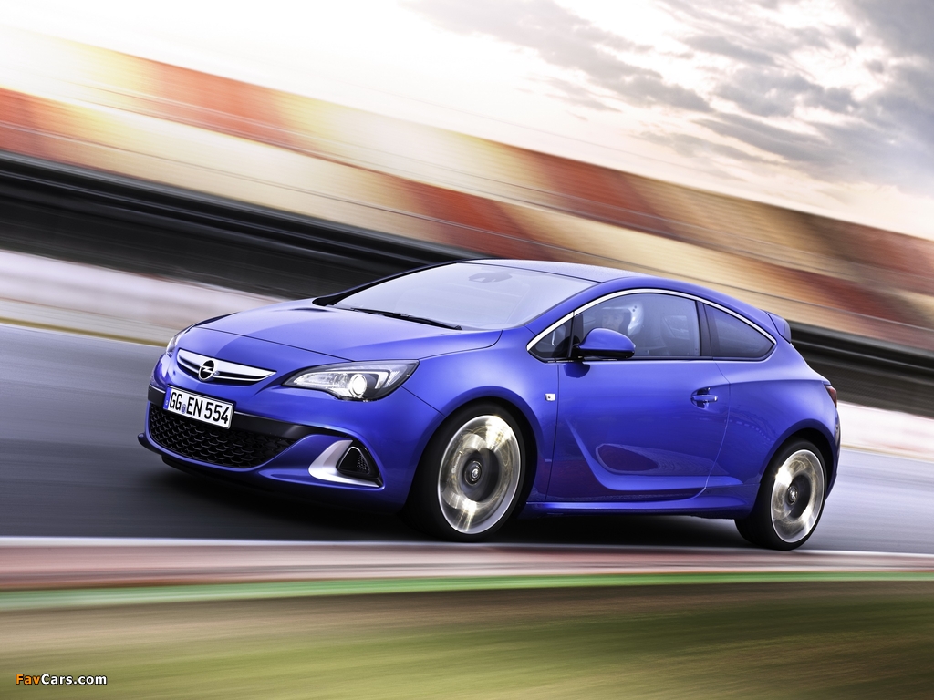 Opel Astra OPC (J) 2011 wallpapers (1024 x 768)