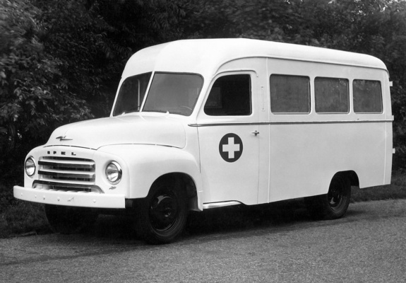 Opel Blitz Ambulance by Renova 1952 photos