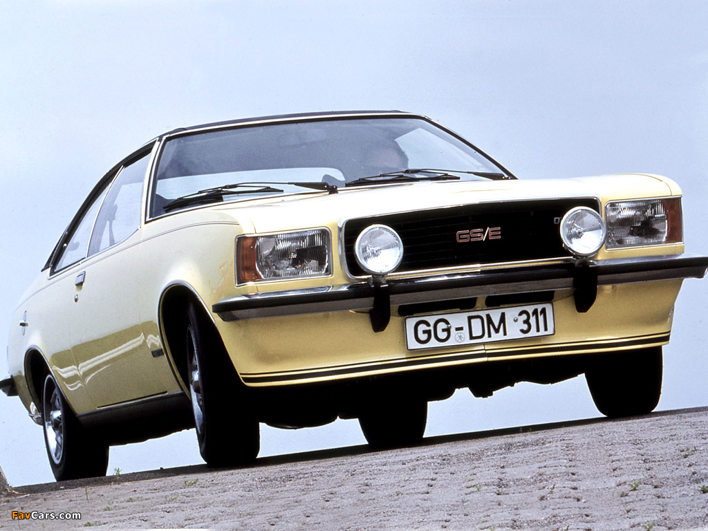 Opel Commodore GS/E Coupe (B) 1972–77 wallpapers (1024 x 768)