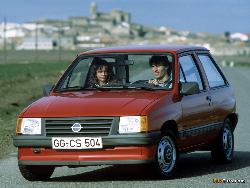 Images of Opel Corsa 3-door (A) 1982–90 (800 x 600)