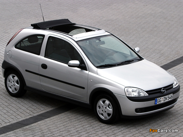 Images of Opel Corsa Canvas Top (C) 2000–03 (640 x 480)