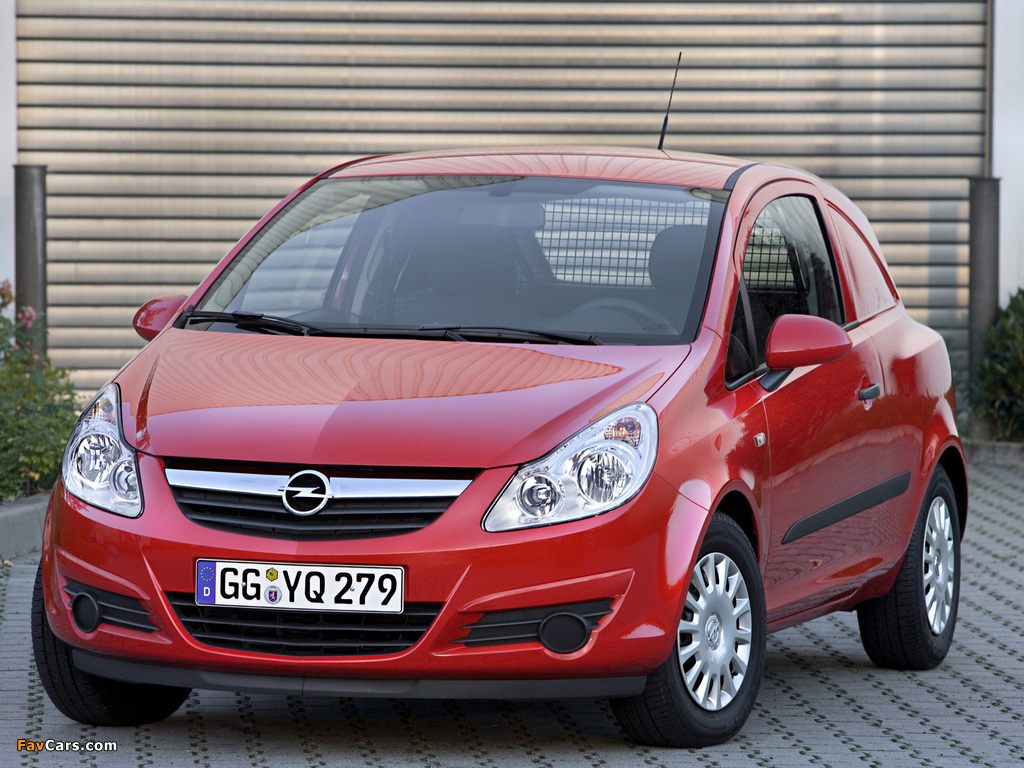Images of Opel Corsavan (D) 2007 (1024 x 768)