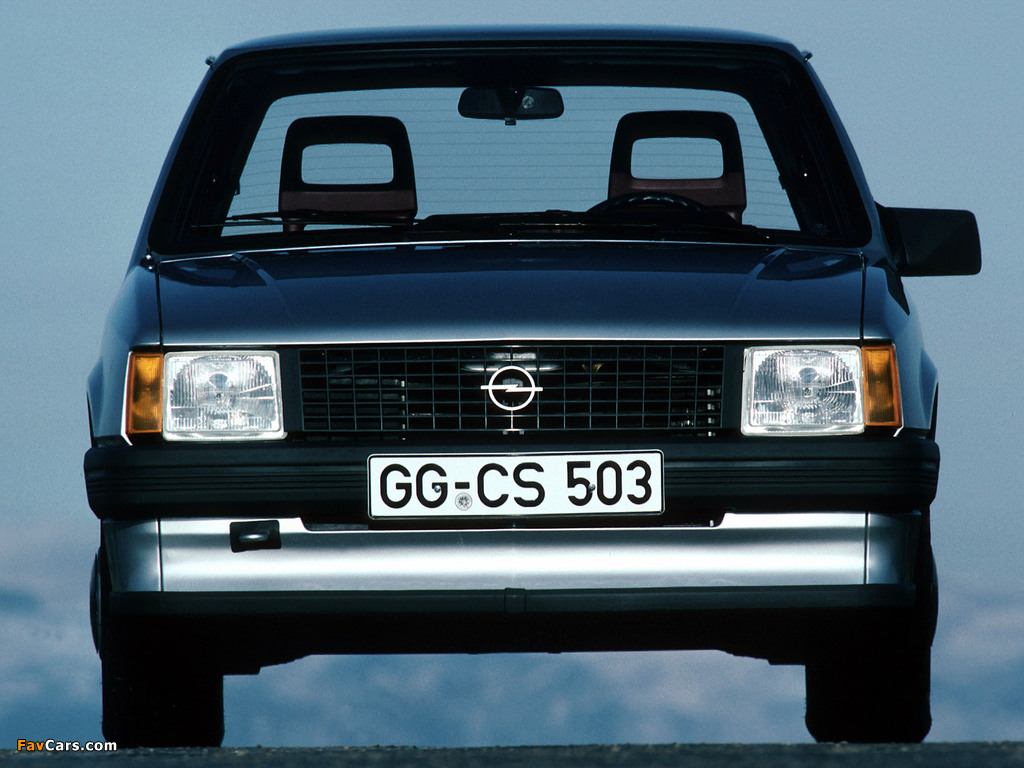 Opel Corsa TR 2-door (A) 1983–85 images (1024 x 768)