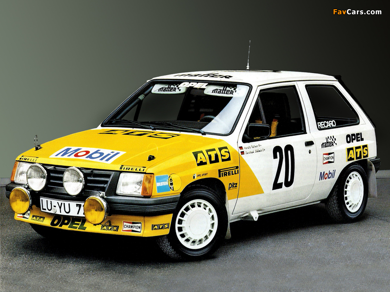 Opel Corsa 1.3 Group A 1985 pictures (800 x 600)