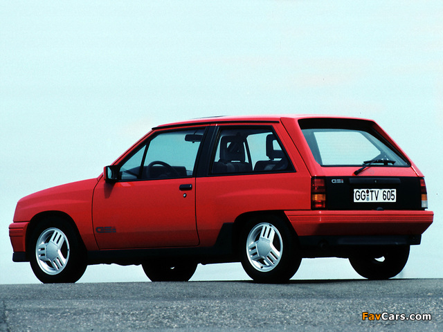 Opel Corsa GSi (A) 1988–90 pictures (640 x 480)