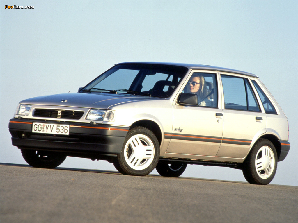 Opel Corsa 5-door (A) 1990–93 pictures (1024 x 768)