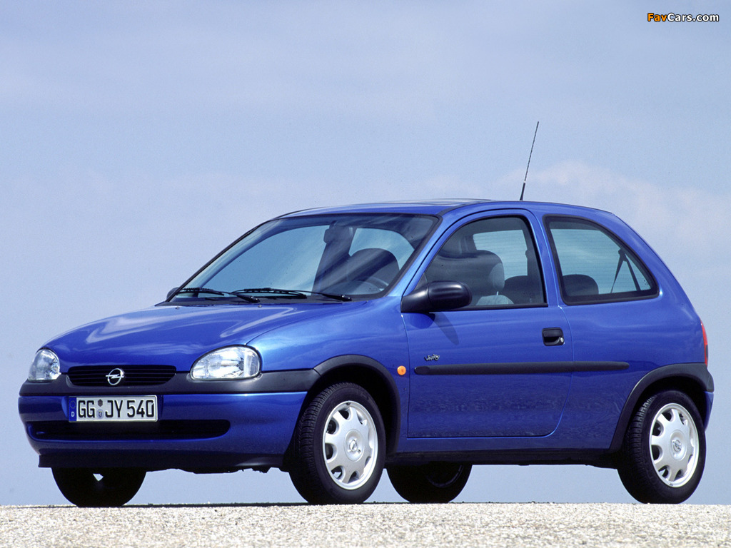Opel Corsa 3-door (B) 1997–2000 photos (1024 x 768)