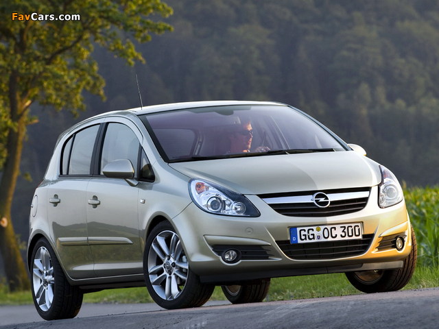 Opel Corsa 5-door (D) 2006–09 photos (640 x 480)
