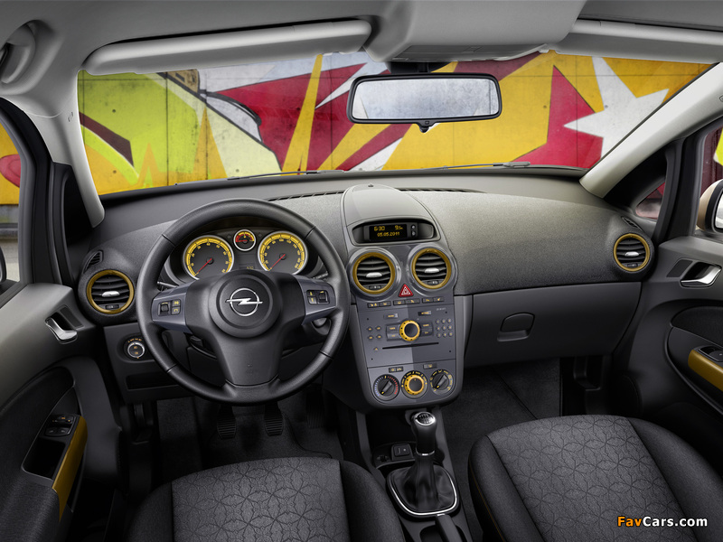Opel Corsa Kaleidoscope Edition 5-door (D) 2012 wallpapers (800 x 600)