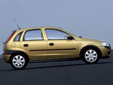 Photos of Opel Corsa 5-door (C) 2000–03
