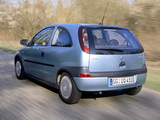 Pictures of Opel Corsa 3-door (C) 2000–03