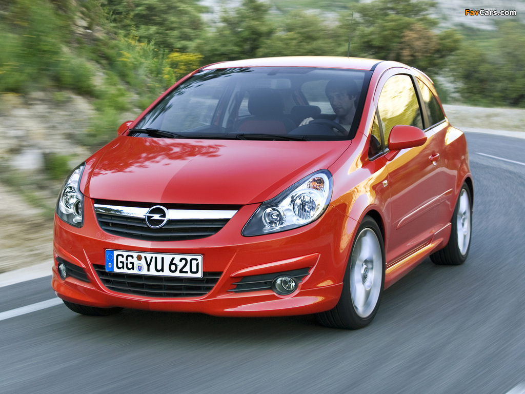 Pictures of Opel Corsa GSi (D) 2008–10 (1024 x 768)