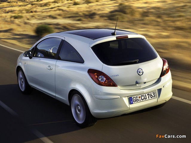 Pictures of Opel Corsa 3-door (D) 2010 (640 x 480)