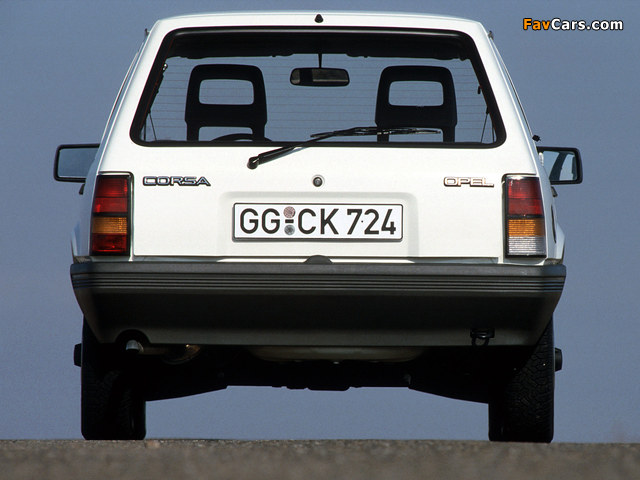 Opel Corsa 3-door (A) 1982–90 wallpapers (640 x 480)