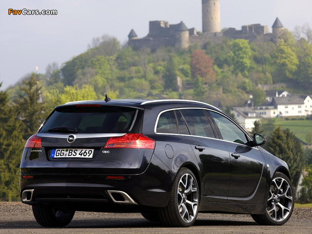 Pictures of Opel Insignia OPC Sports Tourer 2009–13 (640 x 480)