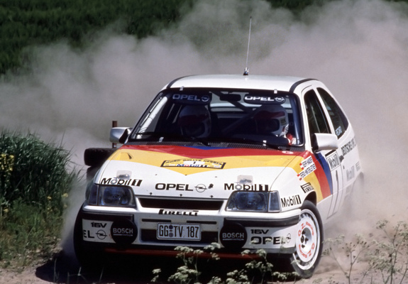Opel Kadett GSi Group A Rallye Car (E) 1988 photos