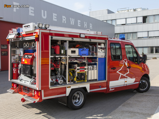 Opel Movano Double Cab Feuerwehr 2010 wallpapers (640 x 480)