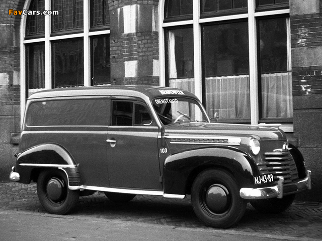 Opel Olympia Lieferwagen 1950–53 pictures (640 x 480)