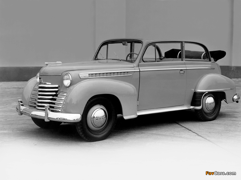 Opel Olympia Cabriolet 1950–53 wallpapers (800 x 600)