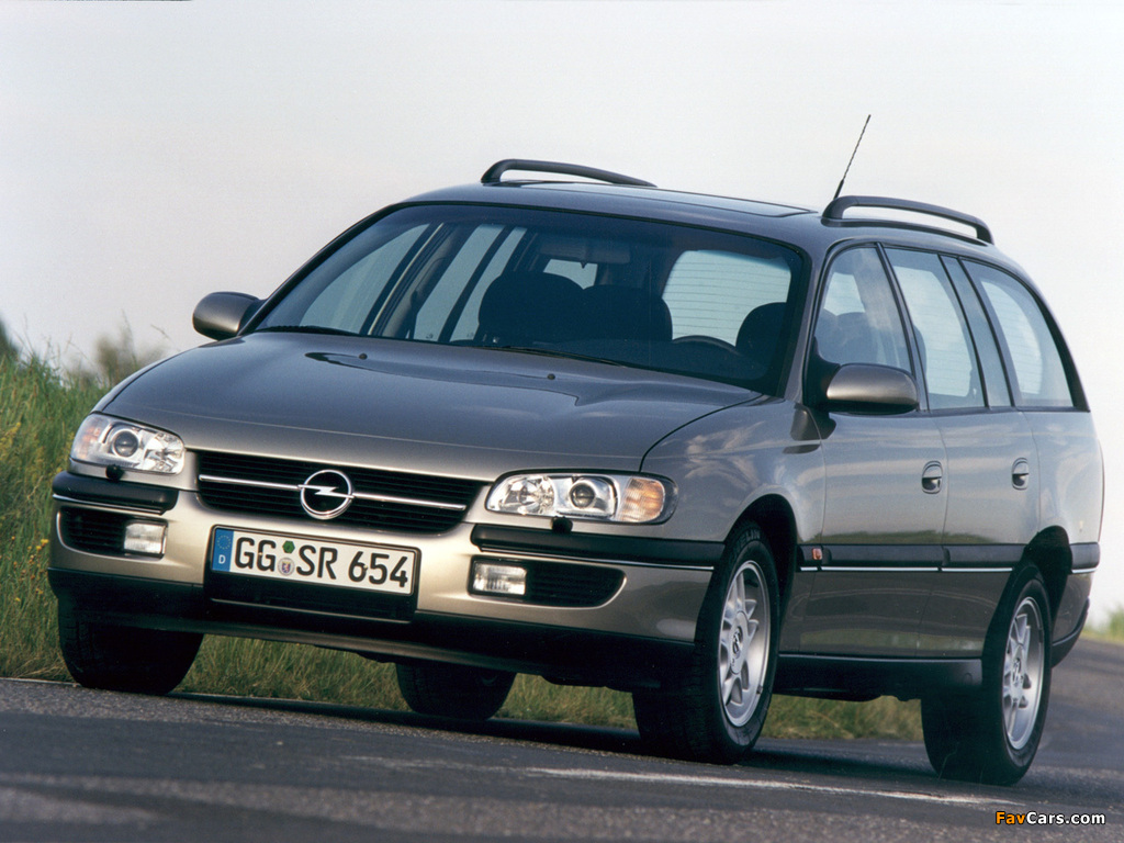 Pictures of Opel Omega Caravan (B) 1994–99 (1024 x 768)