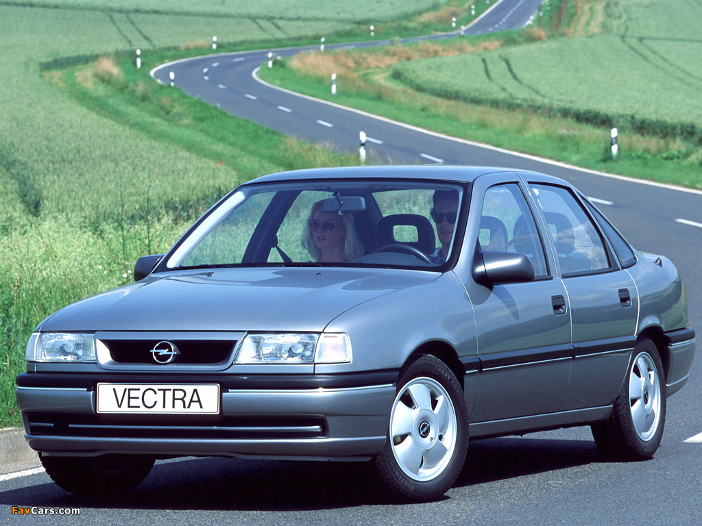 Opel Vectra V6 (A) 1993–95 wallpapers (1024 x 768)