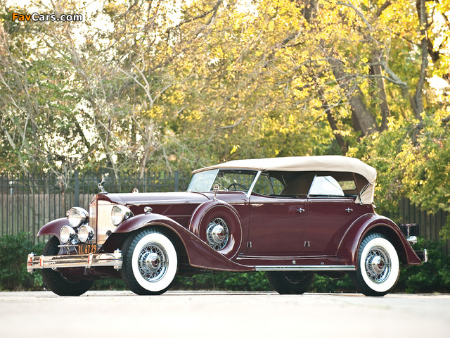 Images of Packard Custom Twelve Sport Phaeton by Dietrich (1006-3069) 1933 (640 x 480)