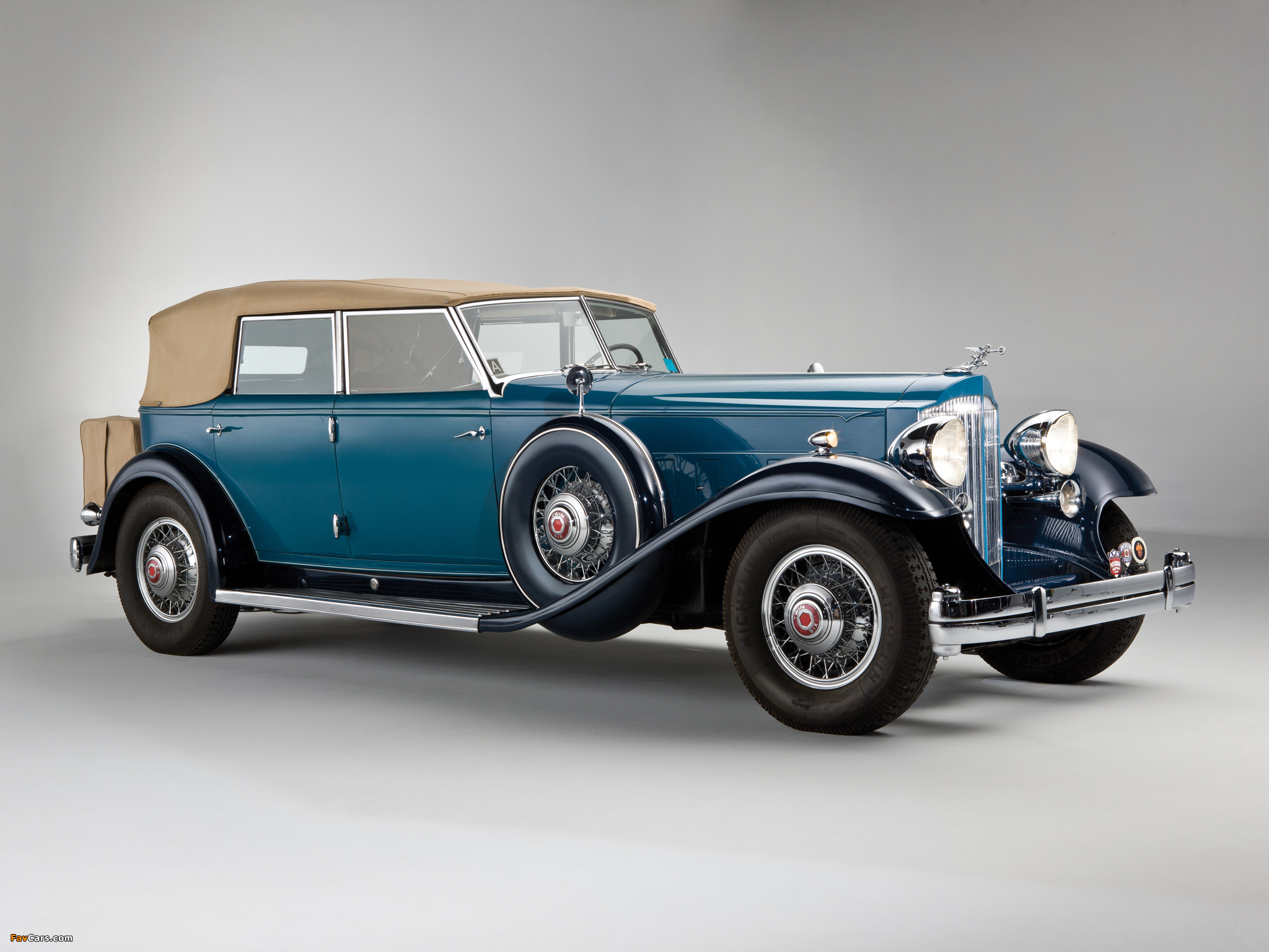 Images of Packard Individual Custom Twelve Convertible Sedan by Dietrich (906-2070) 1932 (2048 x 1536)