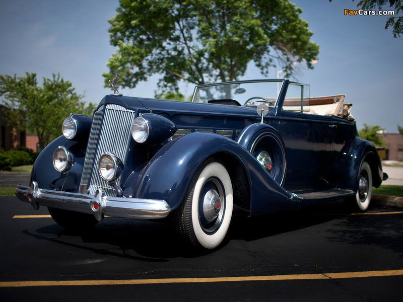Packard Super Eight Convertible Victoria (1007) 1937 pictures (800 x 600)
