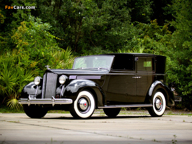 Packard Super Eight All-Weather Panel Brougham by Rollston (1668) 1938 photos (640 x 480)