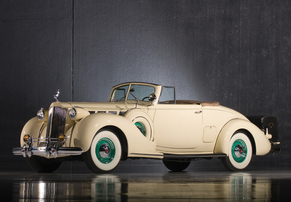 Packard Super Eight Convertible Coupe (1604-1119) 1938 pictures