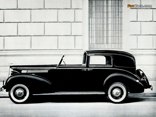 Packard Super Eight All-Weather Cabriolet by Rollston (1665) 1938 wallpapers (640 x 480)