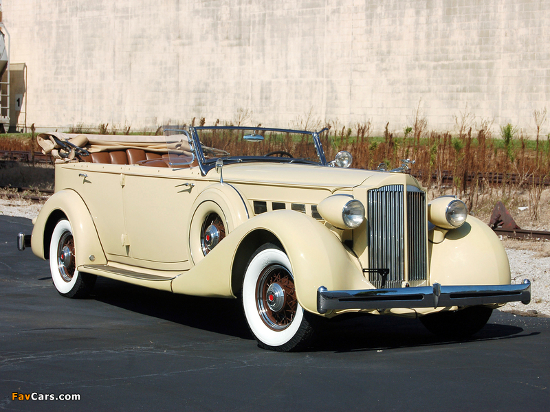 Pictures of Packard Super Eight 5-passenger Phaeton 1935 (800 x 600)