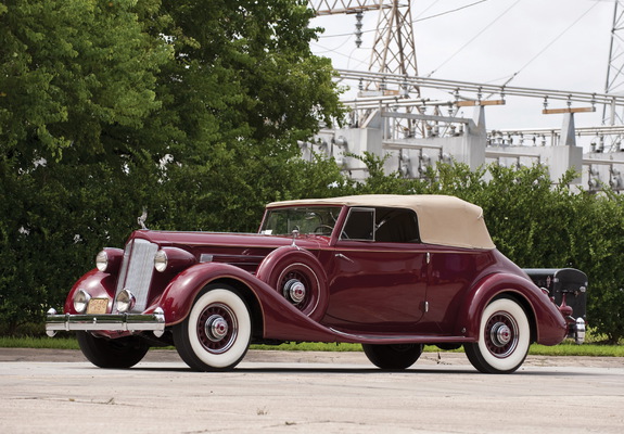Packard Twelve Victoria Convertible by Dietrich 1936 wallpapers