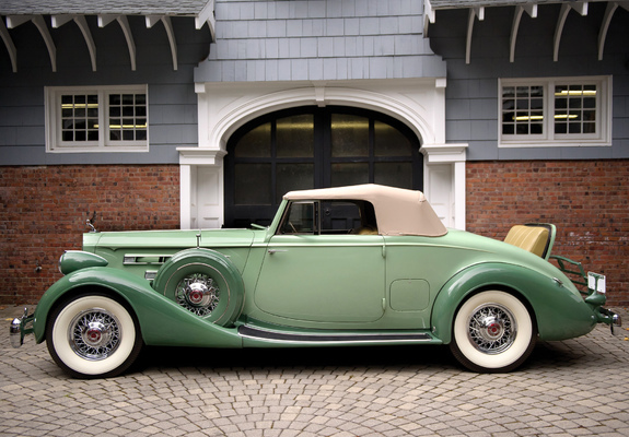 Photos of Packard Twelve Coupe Roadster (1407-939) 1936