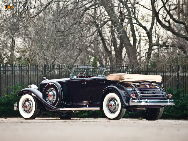 Packard Twin Six Sport Phaeton by Dietrich 1932 pictures (640 x 480)