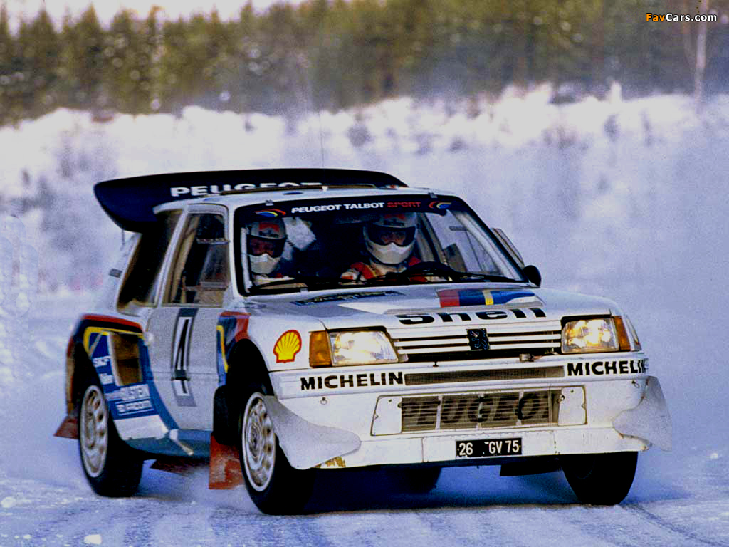 Images of Peugeot 205 T16 Rally Car 1984–85 (1024 x 768)