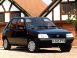 Images of Peugeot 205 5-door UK-spec 1990–98