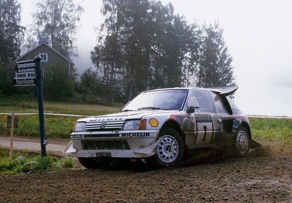 Photos of Peugeot 205 T16 Rally Car 1984–85