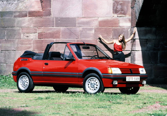 Peugeot 205 Cabrio 1986–94 wallpapers
