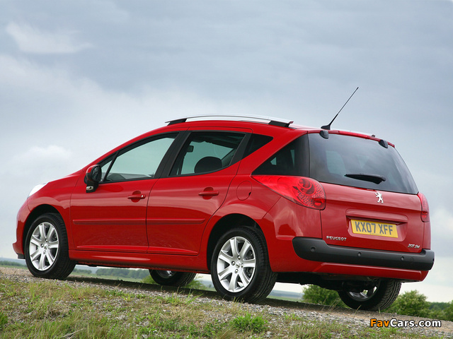 Images of Peugeot 207 SW UK-spec 2008 (640 x 480)