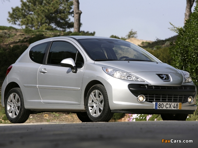 Peugeot 207 3-door 2006–09 pictures (640 x 480)