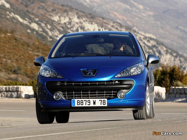 Peugeot 207 RC 2007–09 pictures (640 x 480)