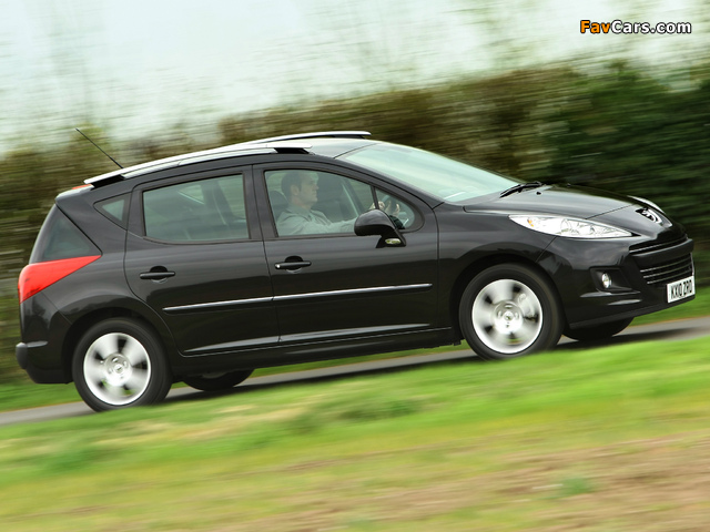 Peugeot 207 SW Outdoor UK-spec 2008 images (640 x 480)