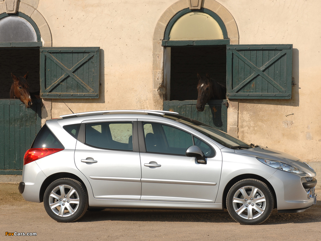 Photos of Peugeot 207 SW 2007–09 (1024 x 768)