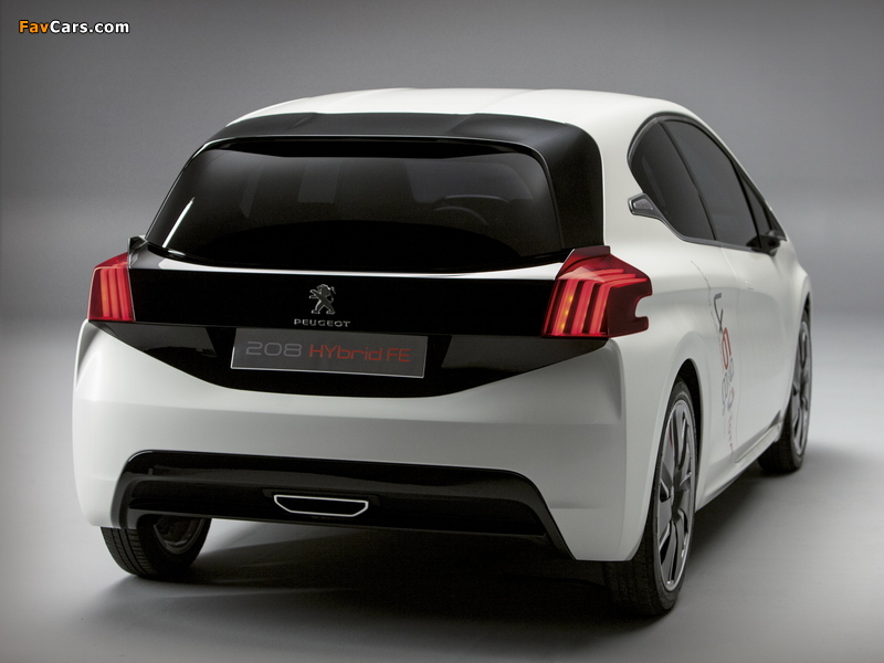 Peugeot 208 HYbrid FE Concept 2013 pictures (800 x 600)