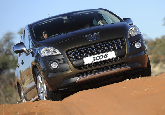 Peugeot 3008 ZA-spec 2010–13 pictures